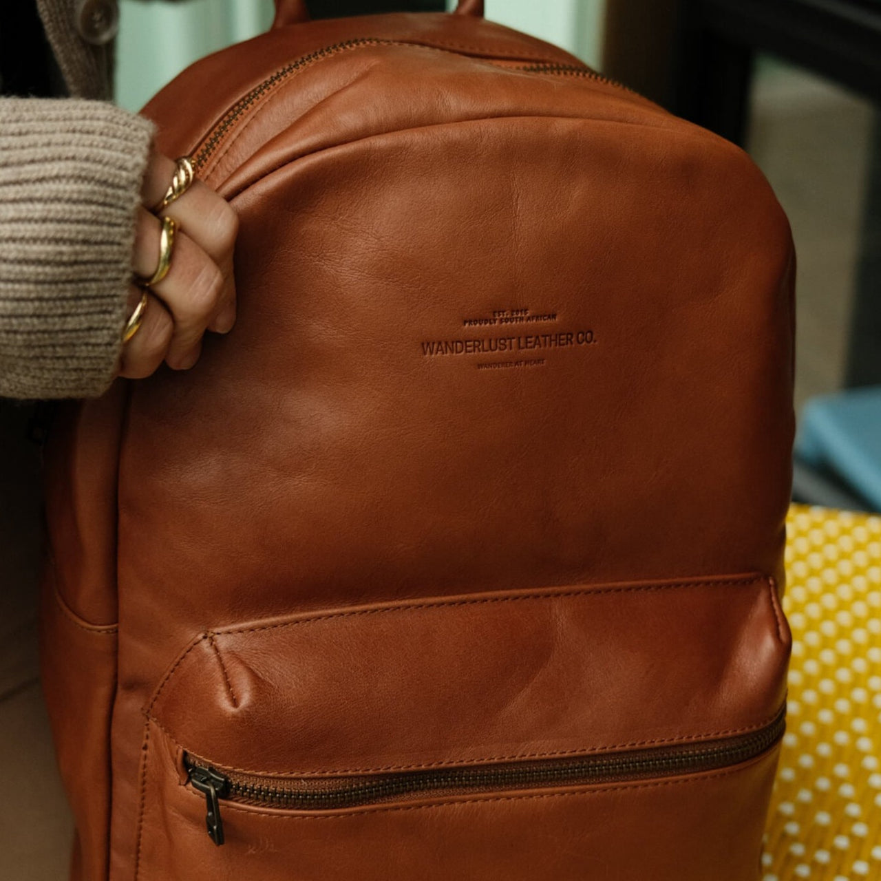 Lunar + Leather Backpack