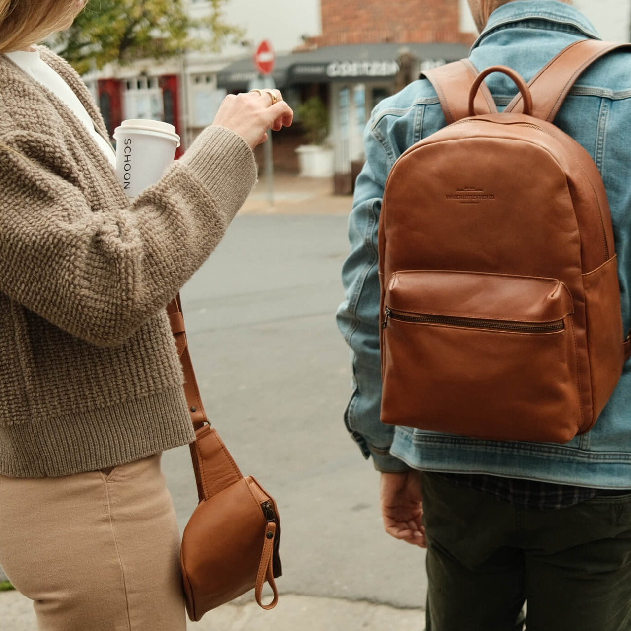 Lunar + Leather Backpack