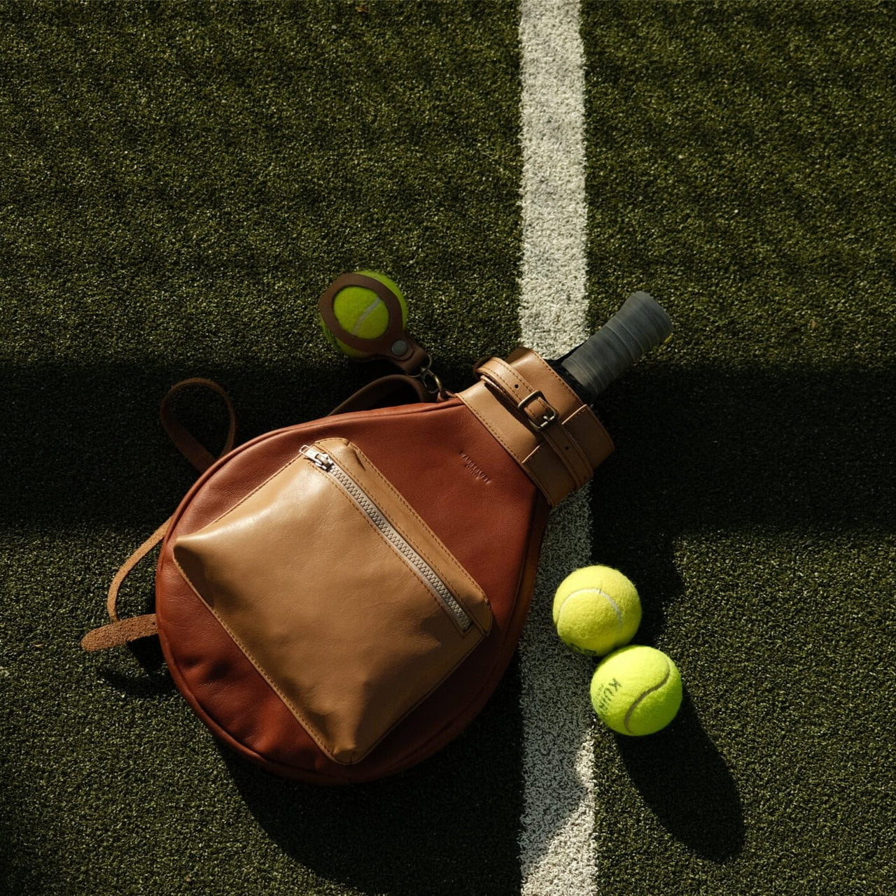 Leather Padel Bag