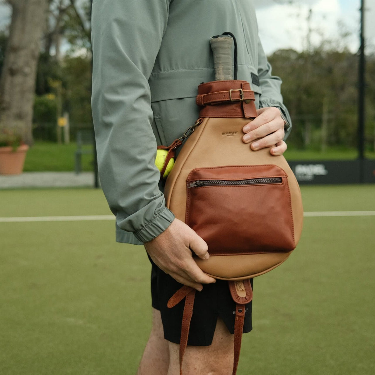 Leather Padel Bag