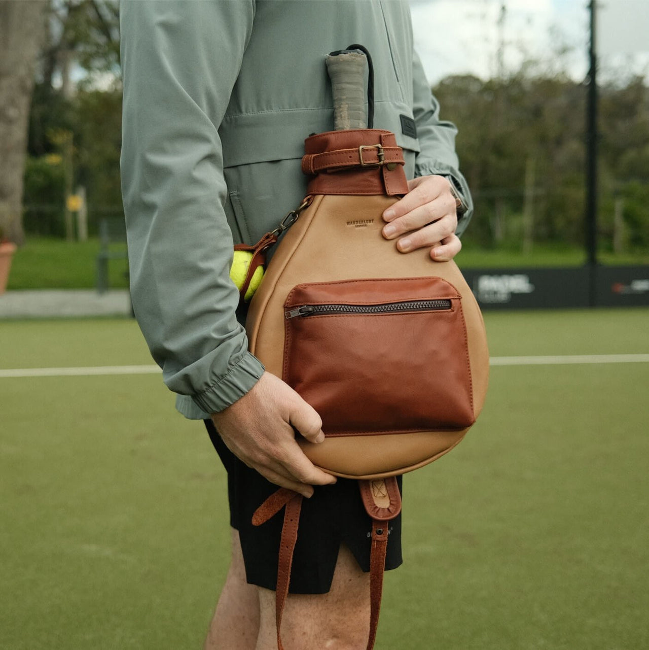 Padel & Tennis Leather Bag