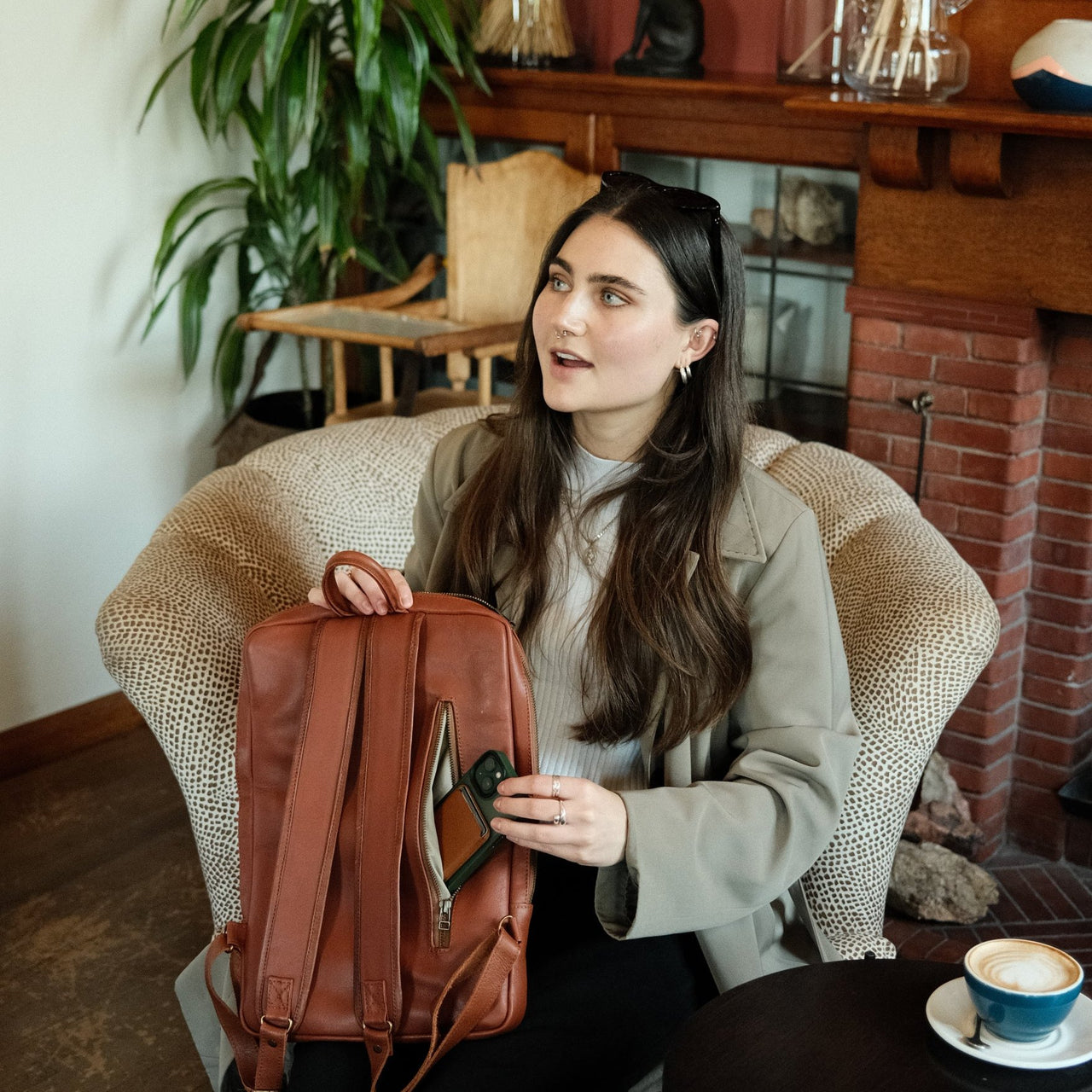 Leather Laptop Backpack Wanderlust Leather Co