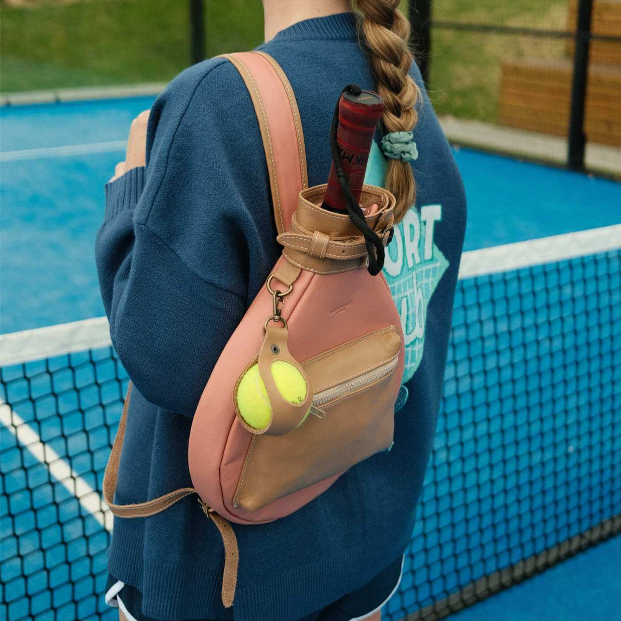 Leather Padel Bag