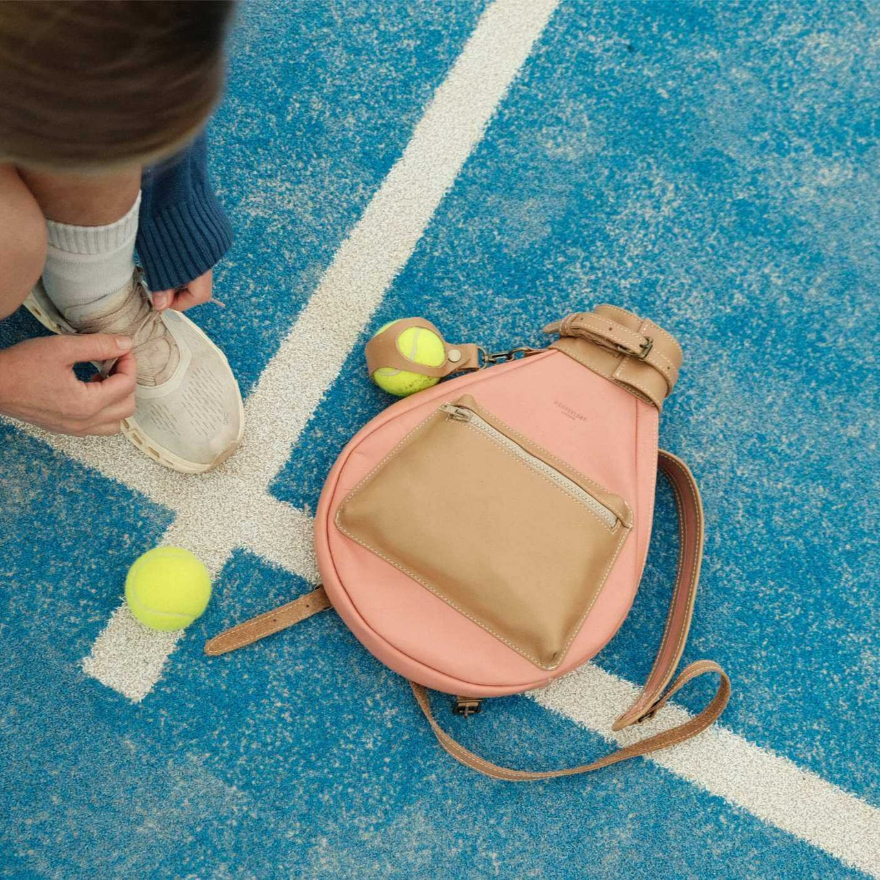 Leather Padel Bag