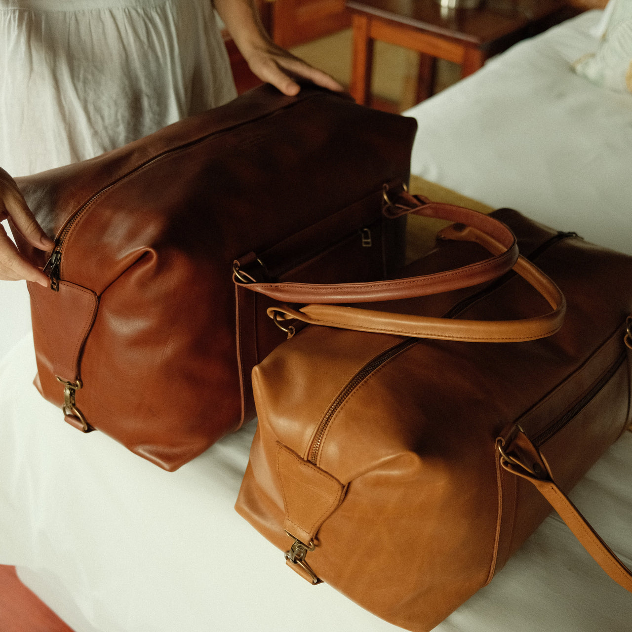 Leather Duffle Bag