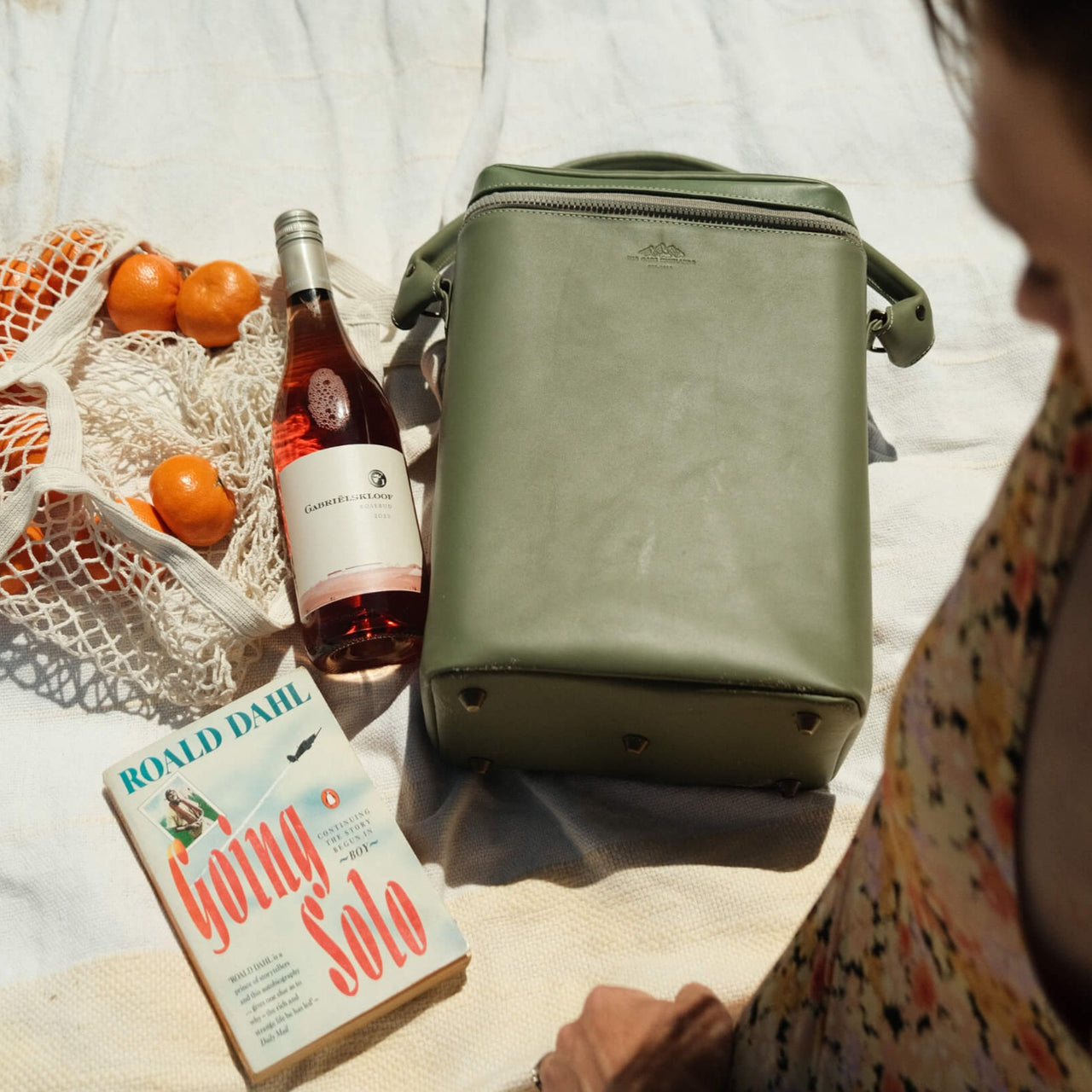 Leather Wine Bag