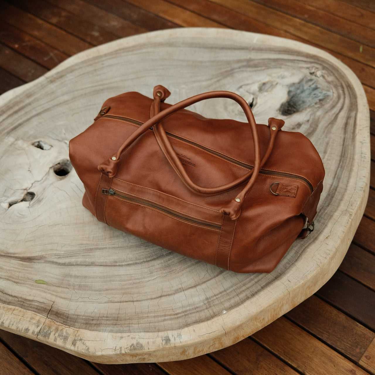 Leather Duffle Bag